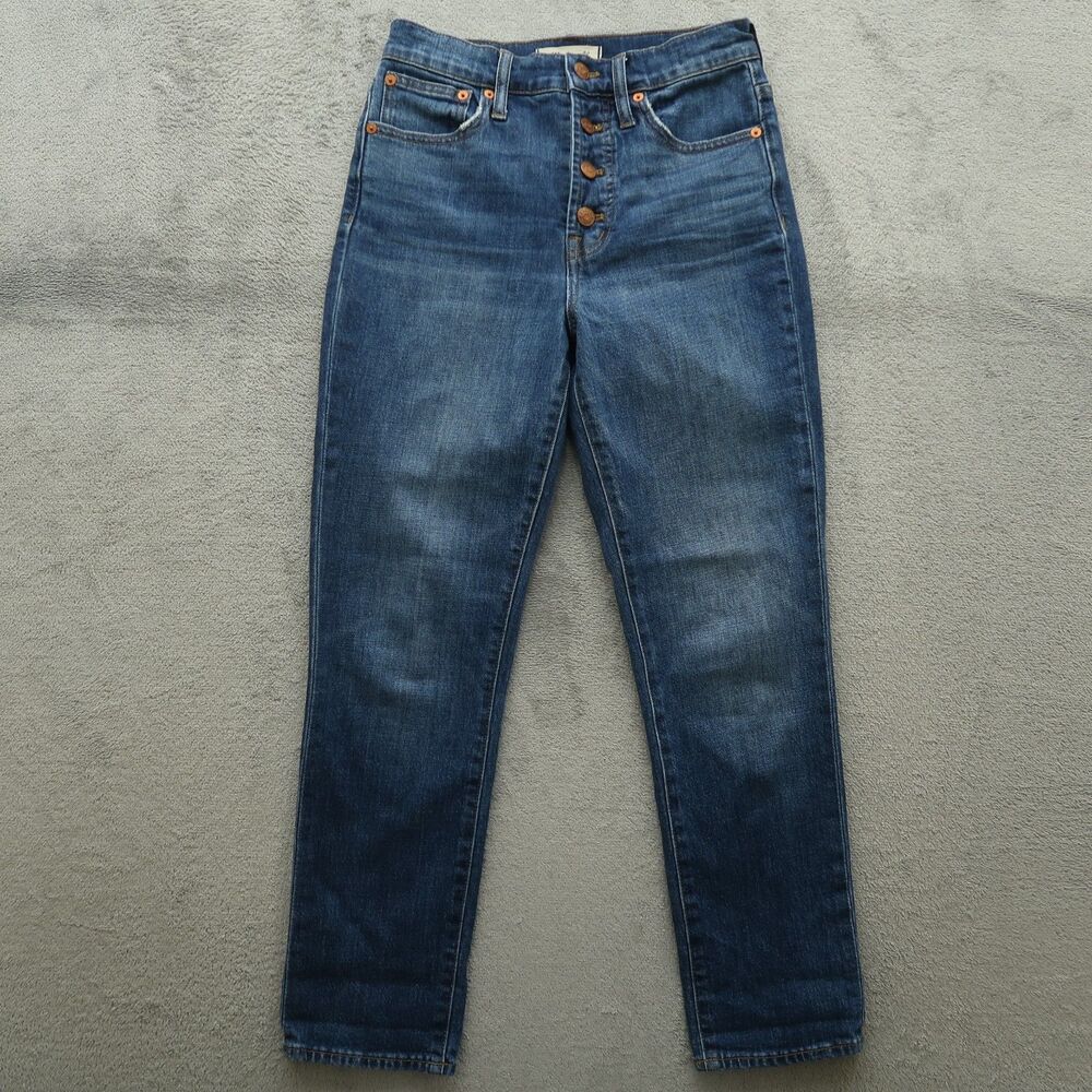 Madewell Jeans Women's Size 25 High-Rise Perfect Vintage Crop Denim 27" Inseam